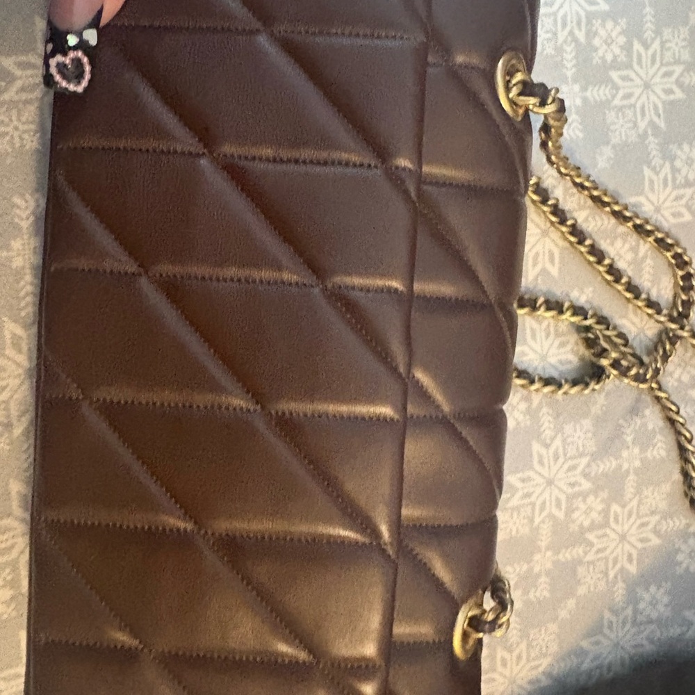 Coach Quilted Brown Crossbody Tabby 26 - Picture 2 of 14
